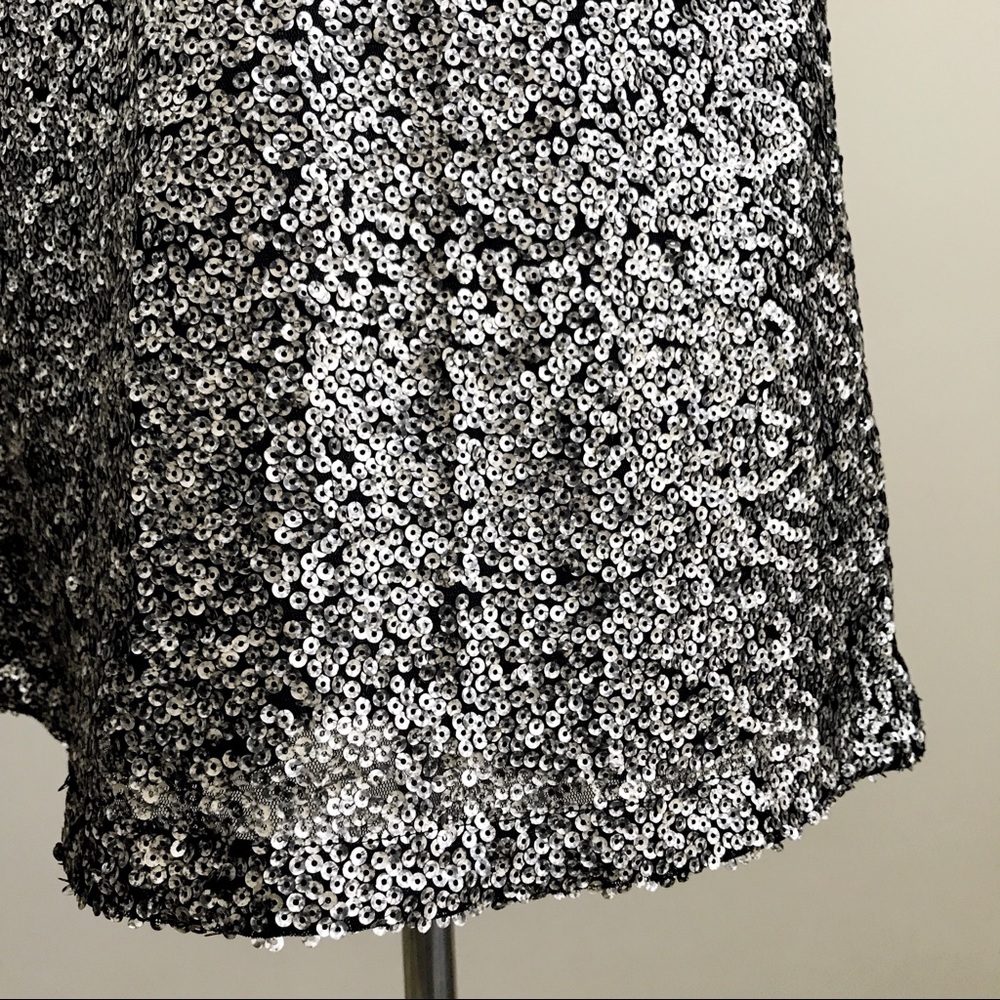 Abercrombie & Fitch Gold Sequin Mini Dress sz XS - Picture 5 of 8